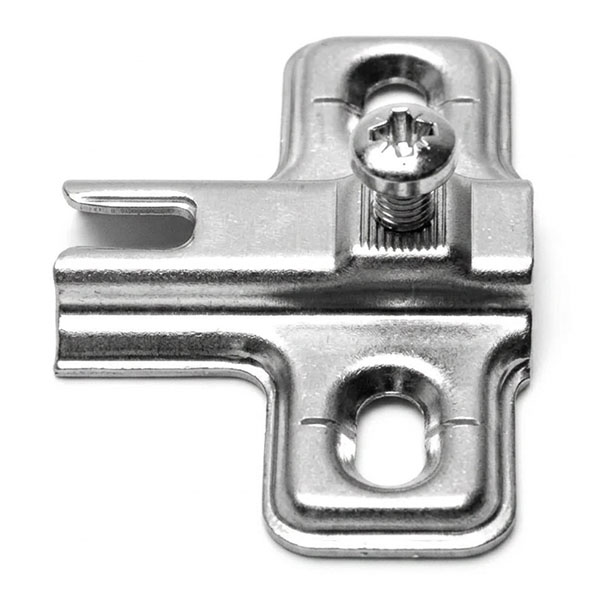 Metal Style Basetta Cruciforme QS Mini in Metallo Fissaggio con Vite